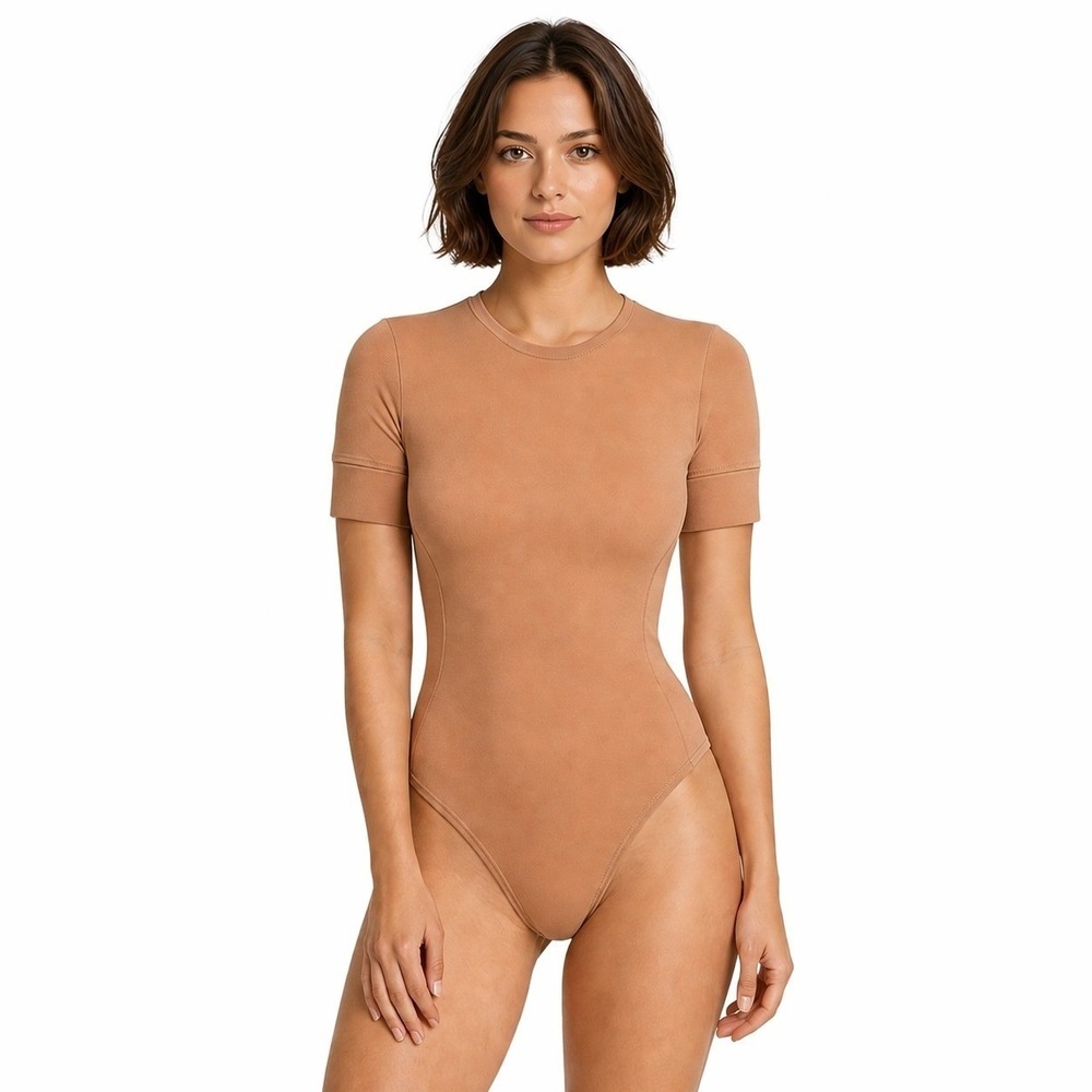 SKIMS‎ Summer Mesh T-Shirt Bodysuit Sienna Womens Large